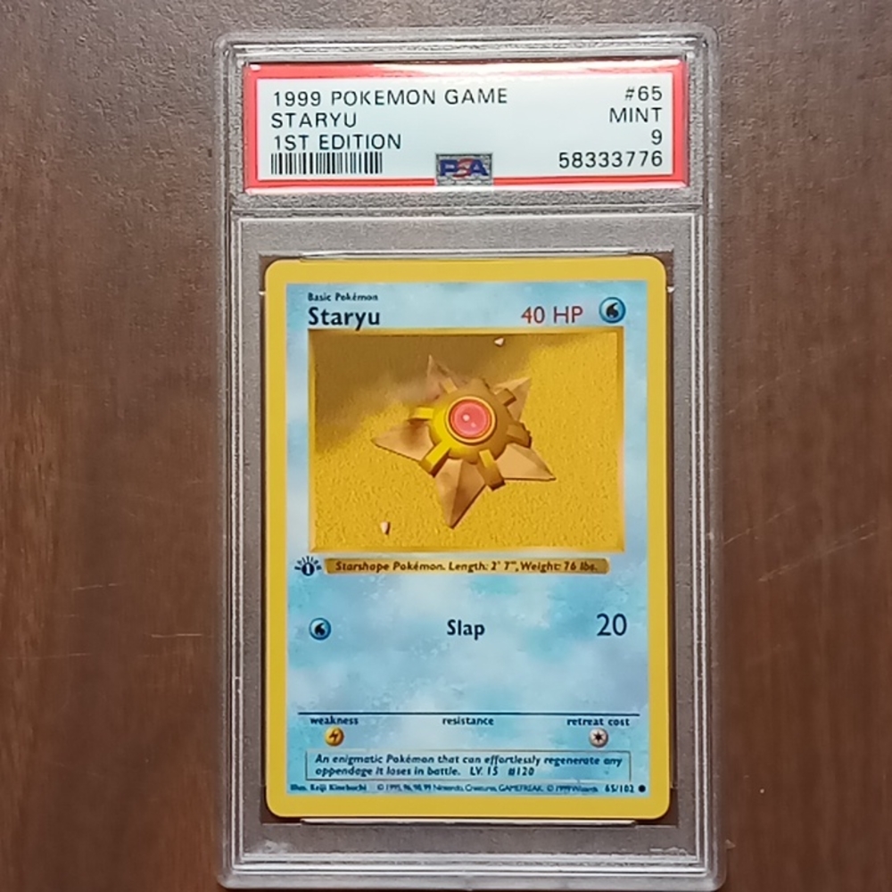 1st Edition Pokemon 1999 Staryu